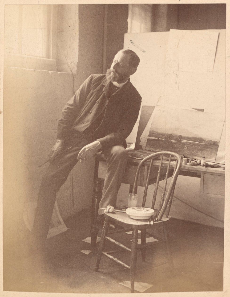 Porträt von Frederick B. Schell, aus dem Album [Sydney, Australien] von Unknown