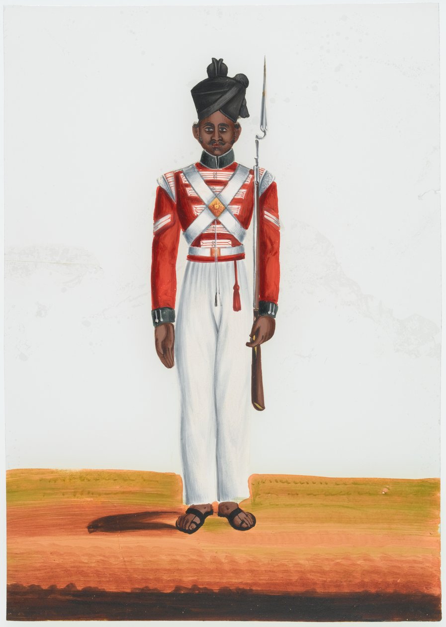 Havildar des 2. Martin-Bataillons, Madras-Armee von Unknown artist