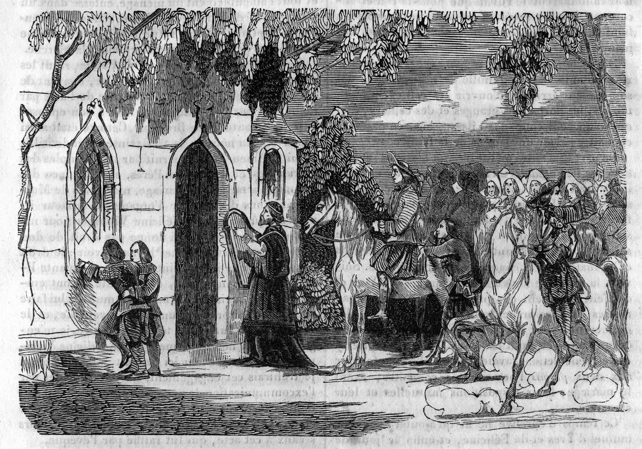 Eine Hochzeit in der Bretagne im 14. Jahrhundert von Unknown artist
