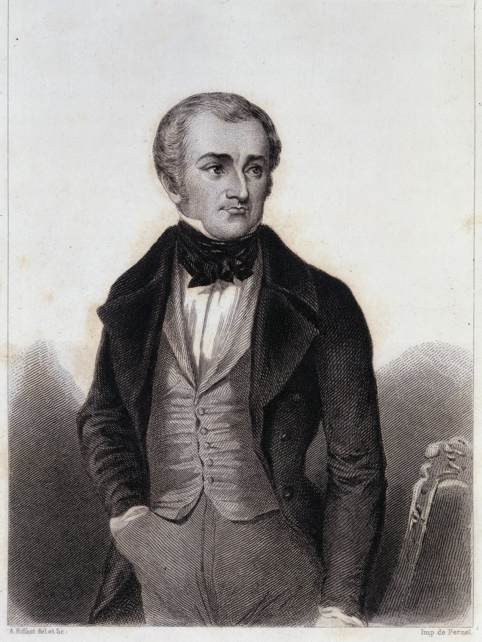 Adolphe Thiers (1797-1877) - Gravur in „Geschichte des politischen und privaten Lebens von Louis Philippe“ von Unknown artist