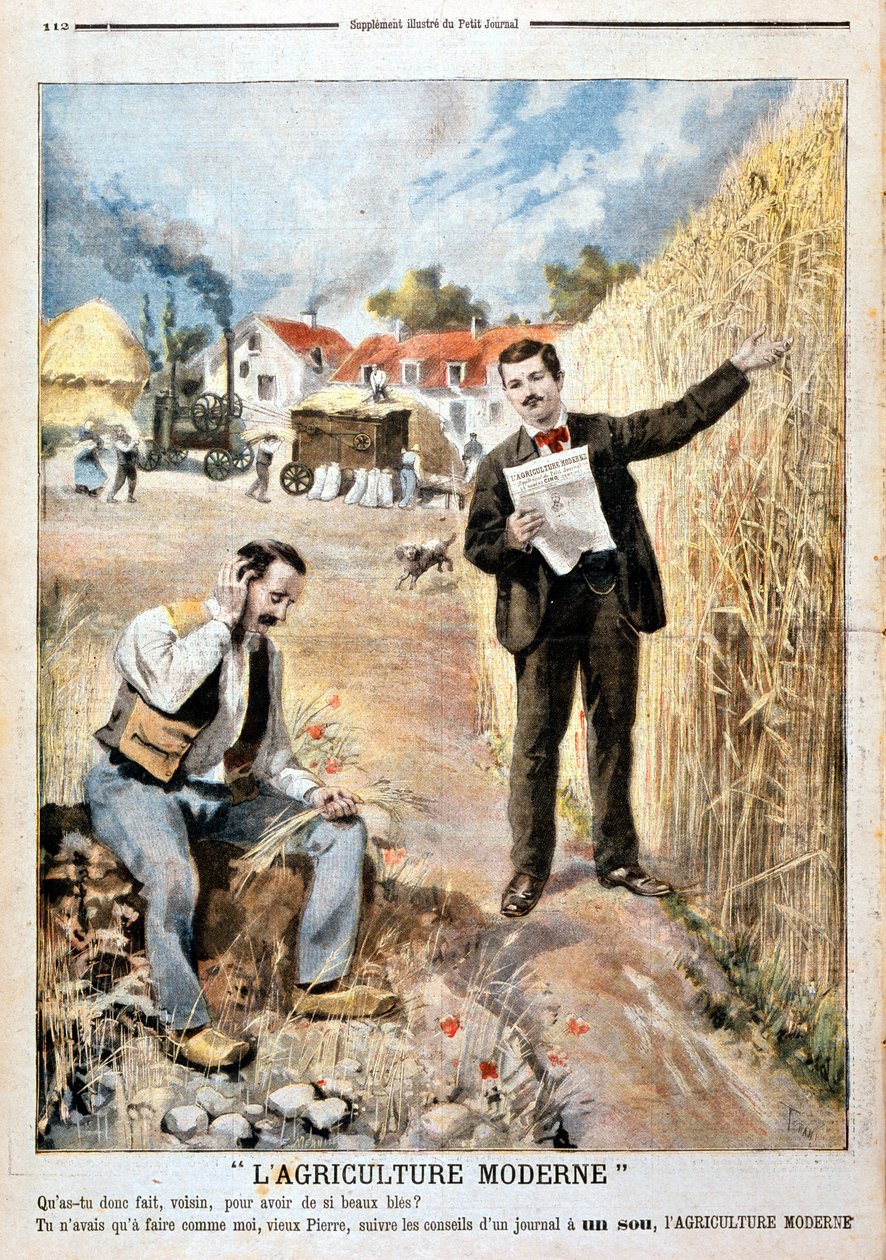 Werbung für die Zeitung „L