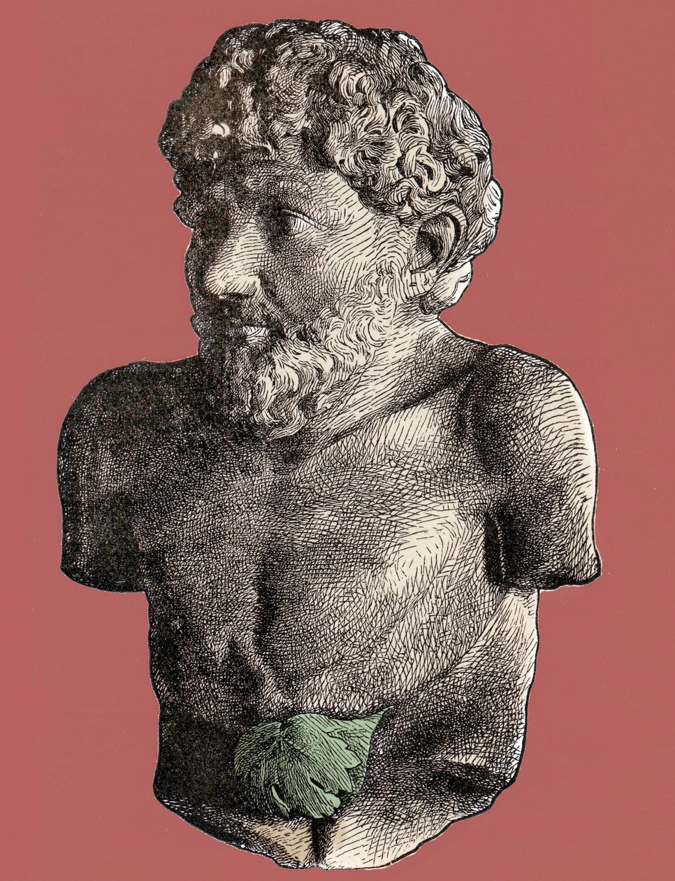 Äsop - Büste des griechischen Fabeldichters Esope (um 620-um 564 v. Chr.) von Unknown artist