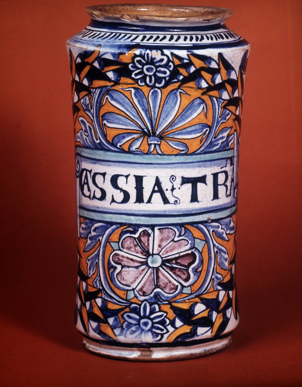 Albarello: Apothekenvase, Fayence von Unknown artist