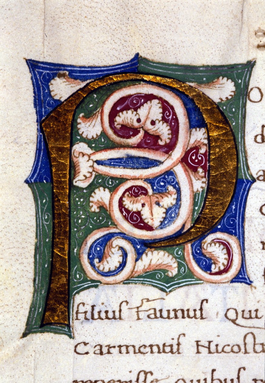 Alphabet: miniaturisierter Buchstabe P von Unknown artist