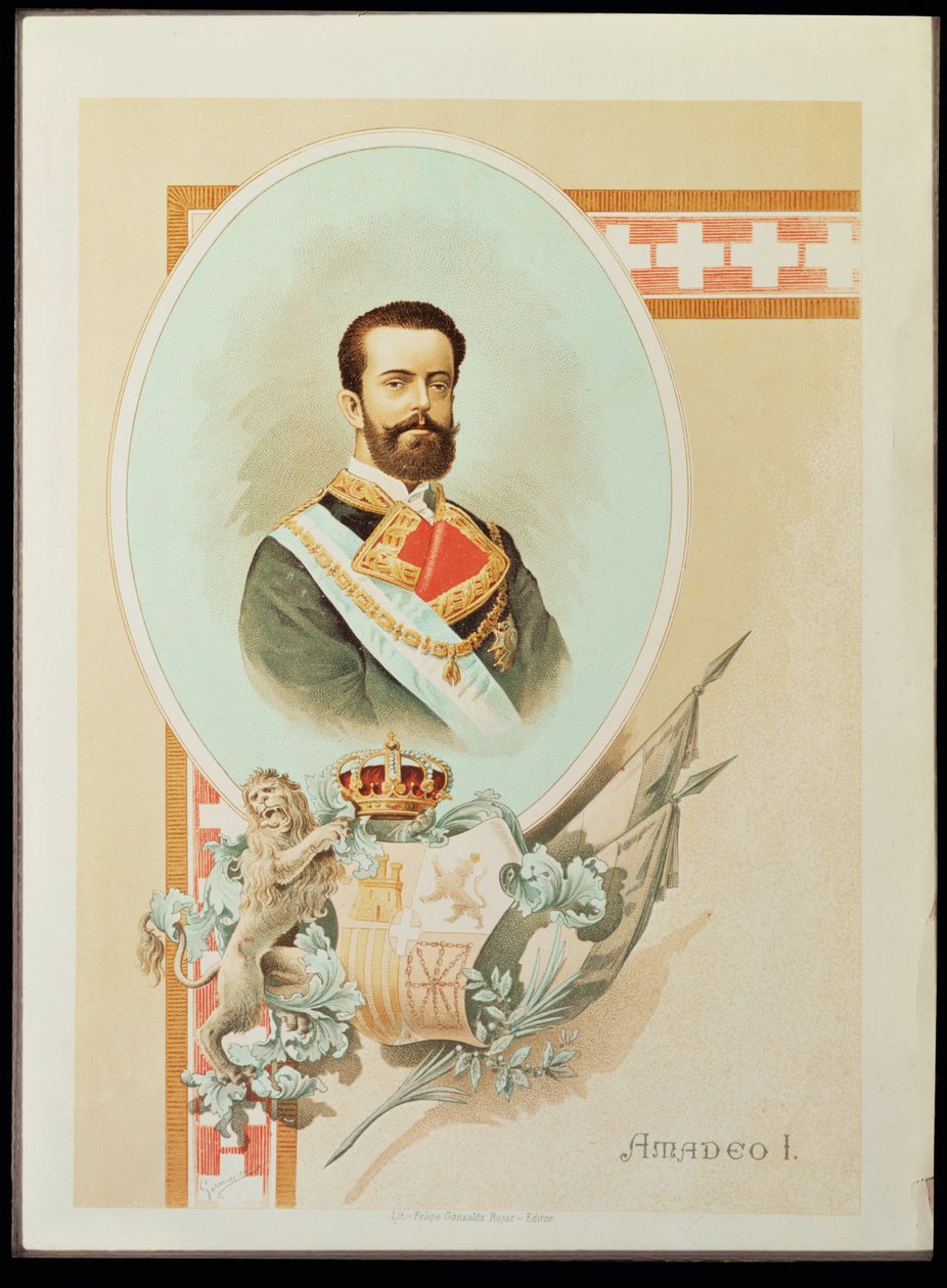 Amadeus I. von Savoyen, König von Spanien 1870-1873 von Unknown Artist