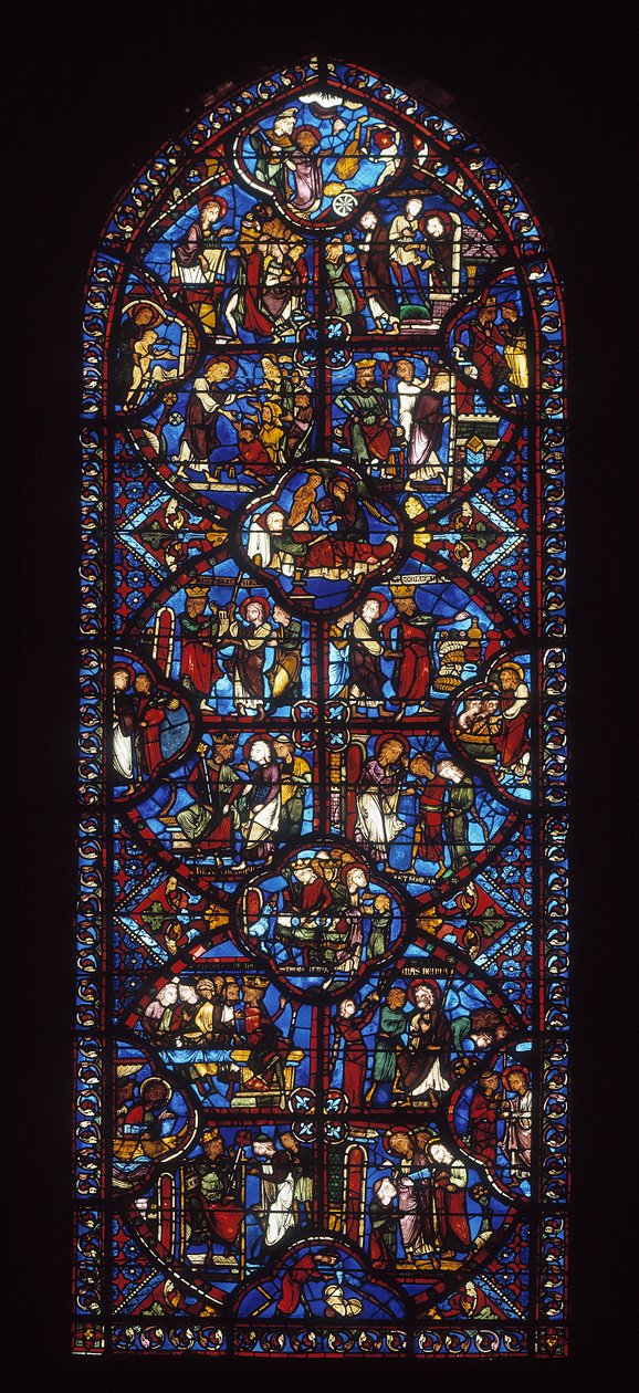 Ambulatoriumfenster (Buntglas) von Unknown artist