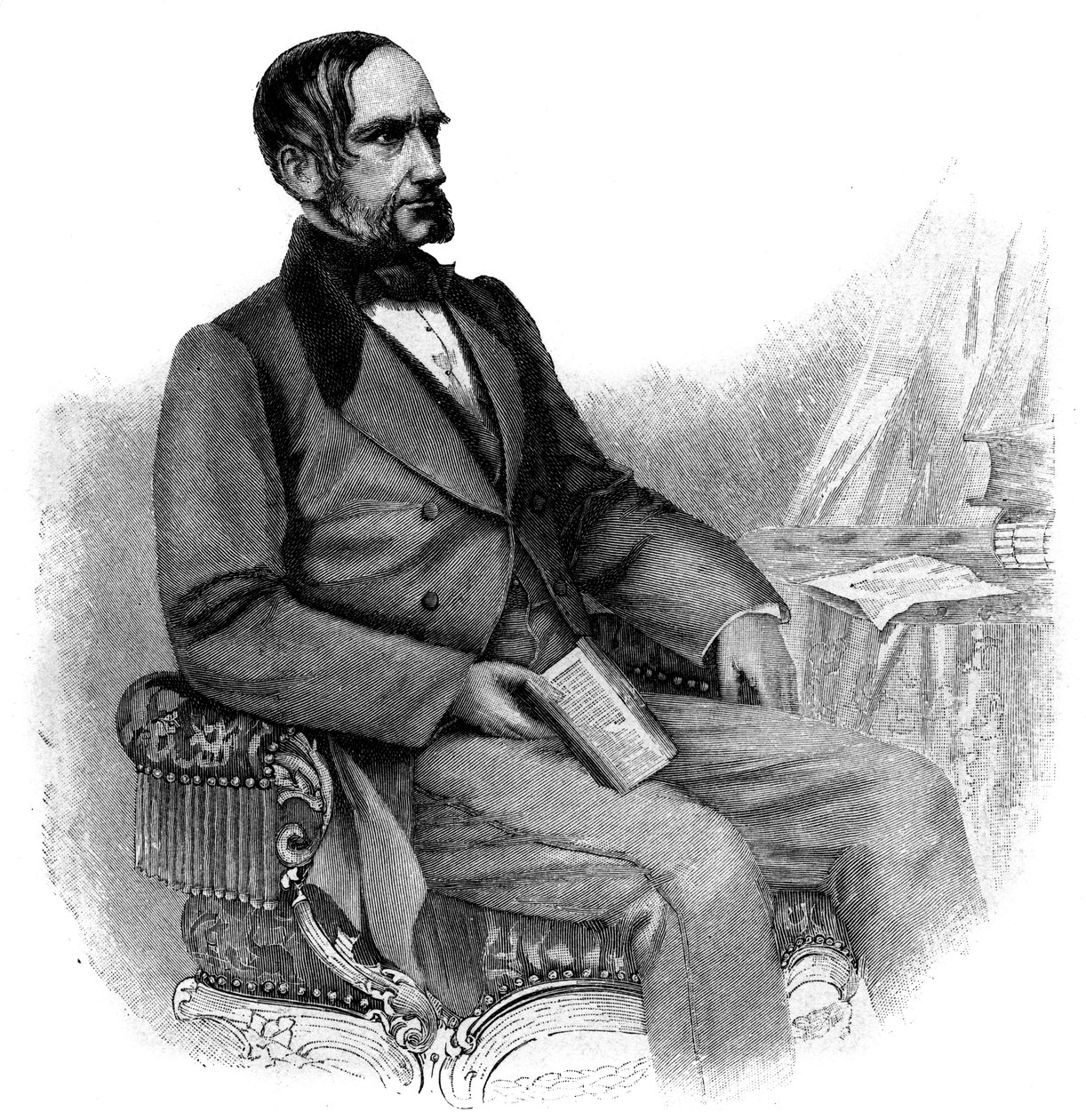 Porträt von Anton von Schmerling (1805-1893), österreichischer Jurist und Politiker von Unknown artist