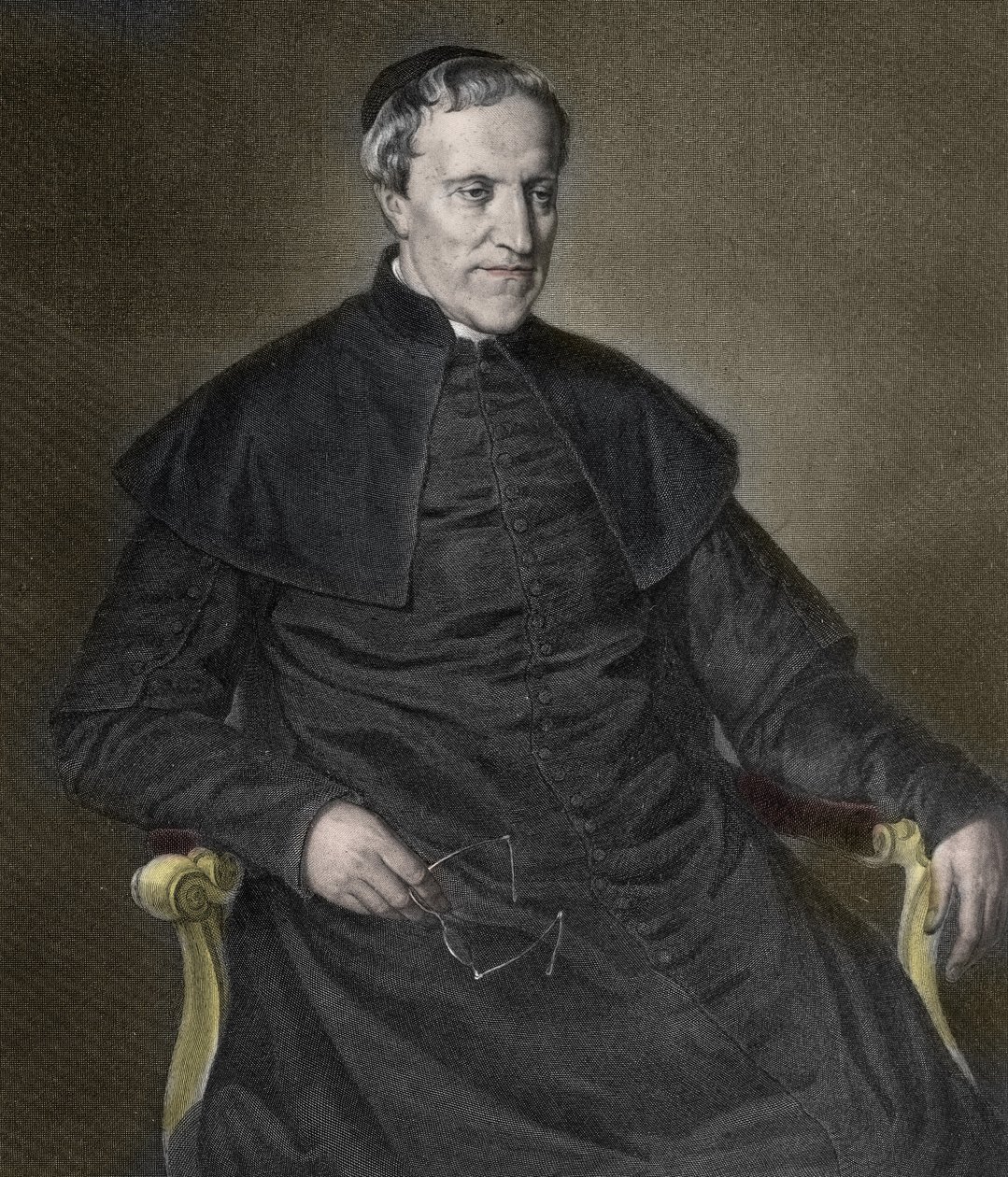 Porträt von Antonio Rosmini, italienischer Philosoph und Priester von Unknown artist