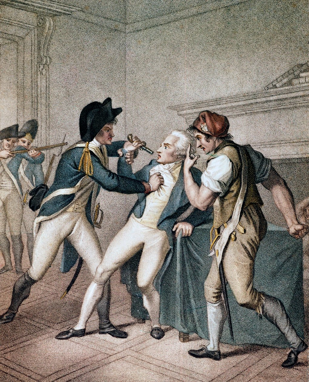 Verhaftung von Maximilien Robespierre am 27.07.1794 von Unknown artist