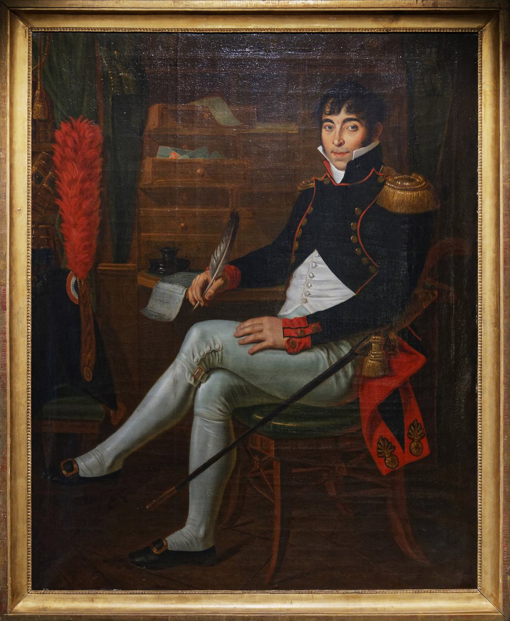Artillerieoffizier unter dem Empire, ca. 1804-15 von Unknown artist