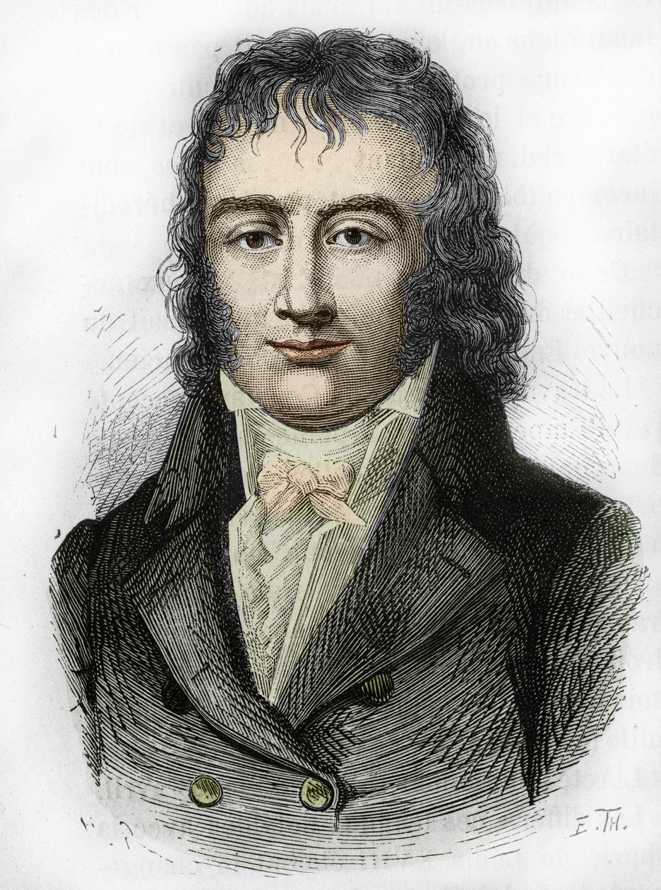 Benjamin Constant, französischer Politiker und Schriftsteller schweizerischer Herkunft (1767-1830) von Unknown artist