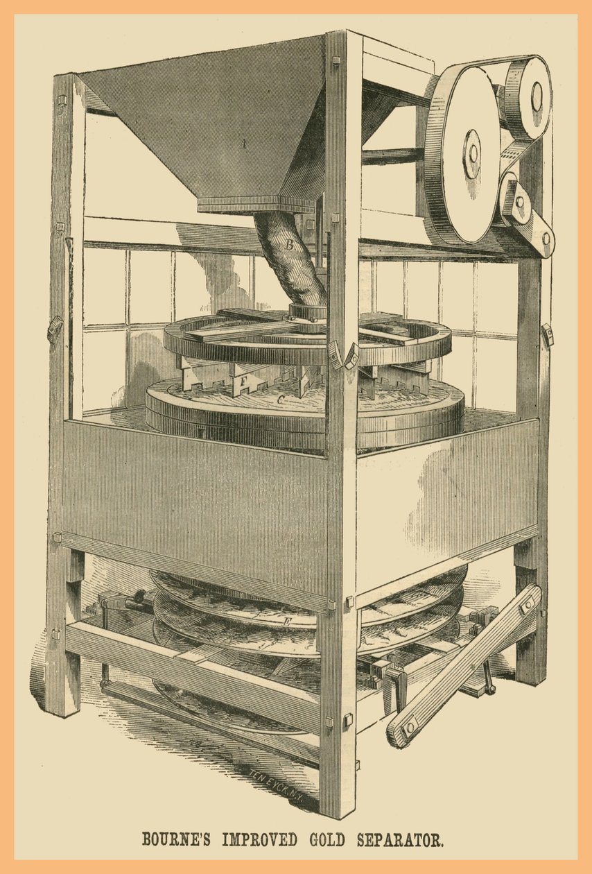 Bournes verbesserter Goldseparator von Unknown Artist