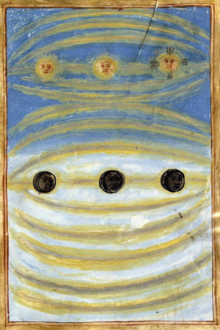 Himmlische Zeichen am Tag des Todes von Anne de Bretagne von Unknown artist