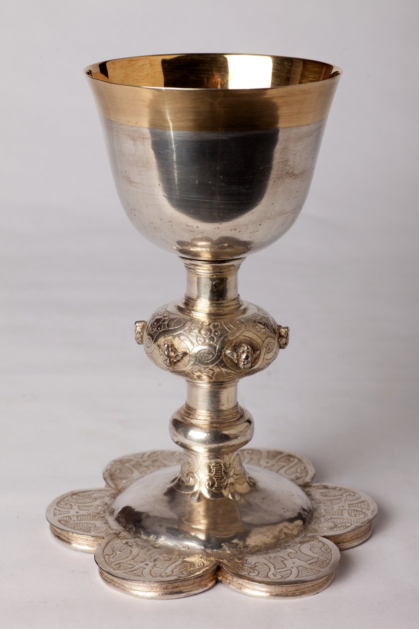 Kelch des Kaplans Georges Coquere. Gold- und Silberschmiedekunst von Unknown artist