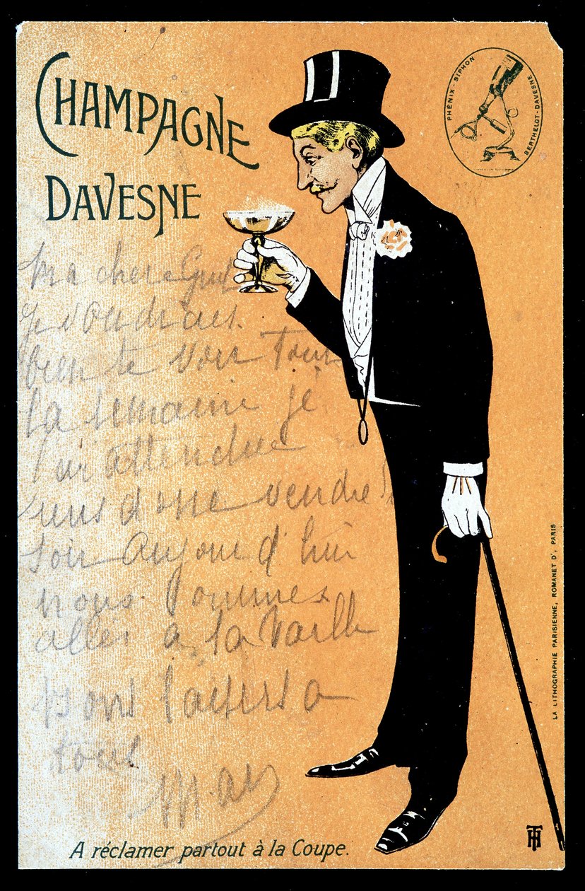 Champagner Davesne, frühes 20. Jahrhundert von Unknown Artist