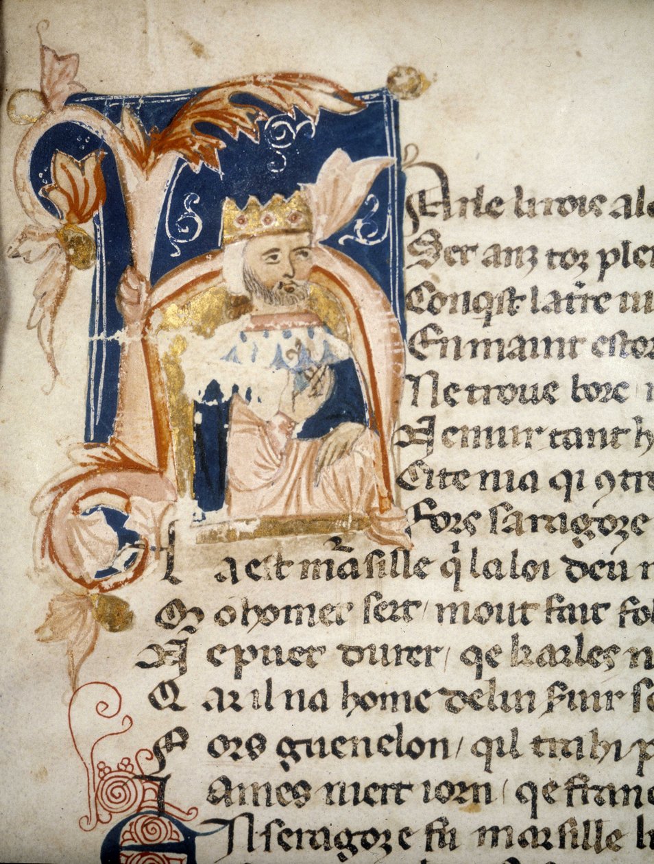 Karl der Große - Illumination, Codex von Unknown artist