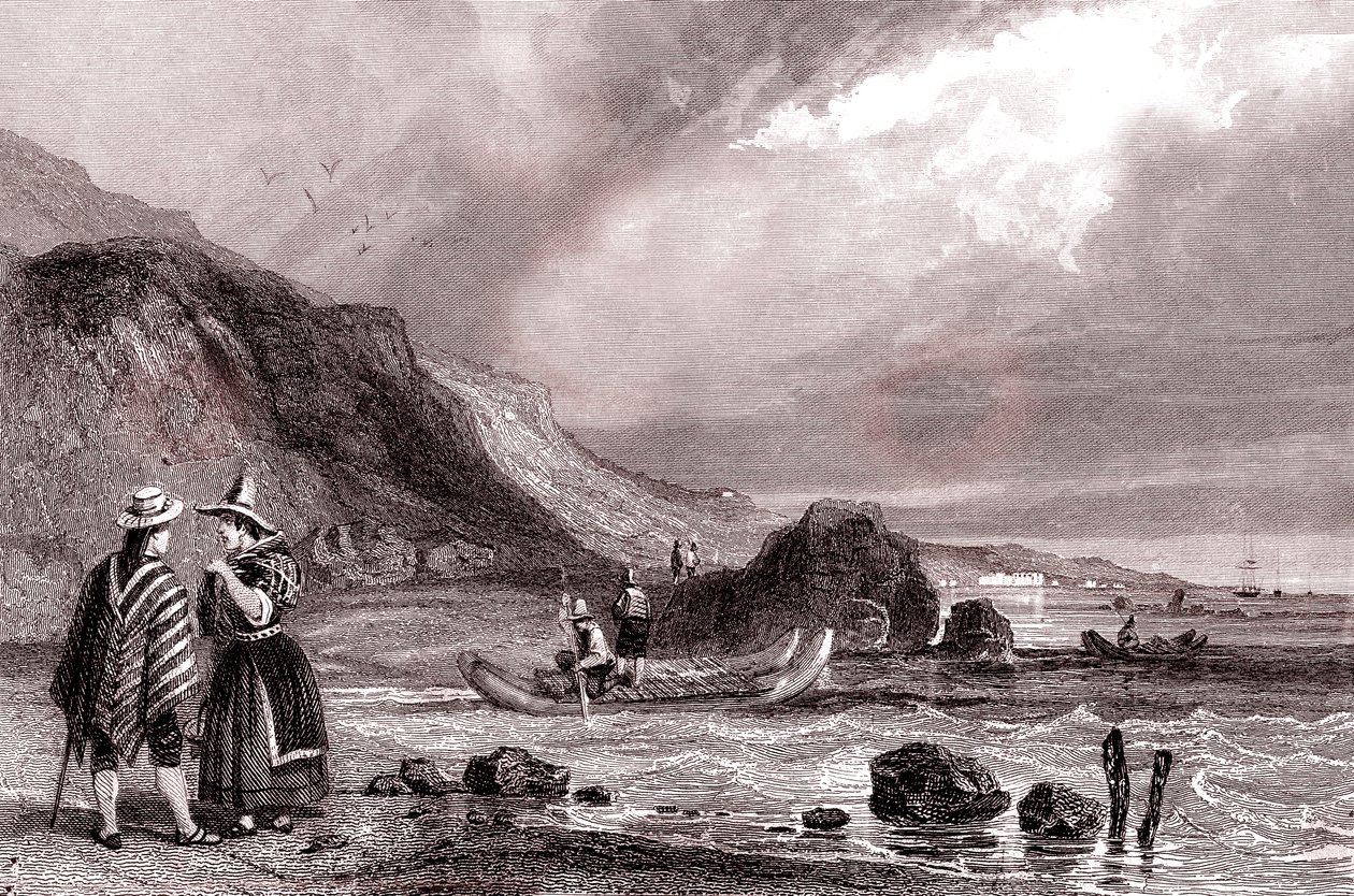 Cobija (Bolivien) (Gravur) von Unknown Artist