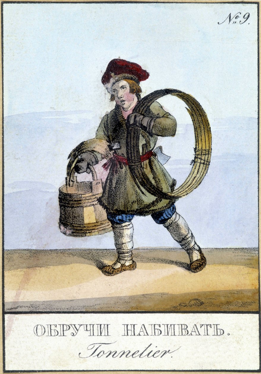 Connelier in Russland im 19. Jahrhundert von Unknown artist