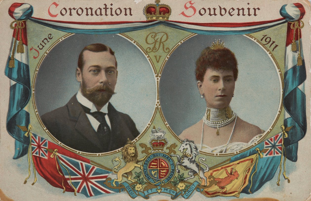 Krönungssouvenir, König George V von Unknown Artist