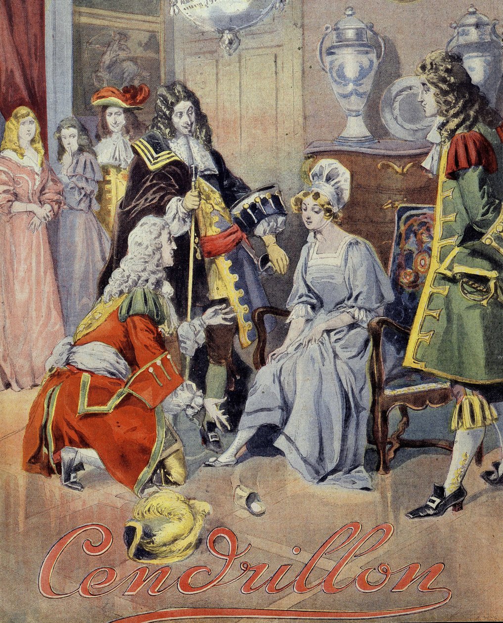 Titelblatt von „Aschenputtel“, Märchen von Perrault (Schuhprobe) von Unknown artist