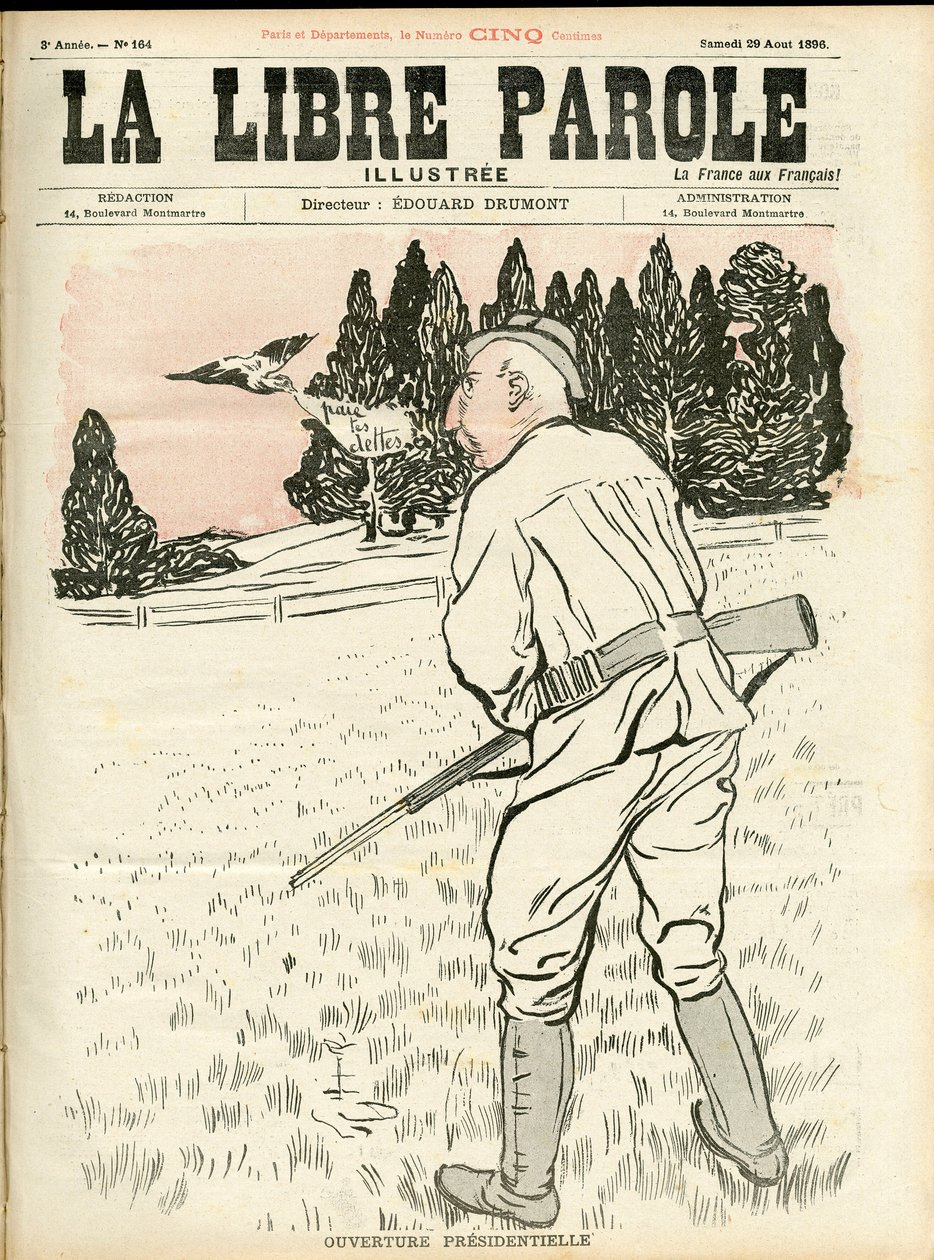 Titelblatt von "La Libre parole illustrée" von Unknown Artist