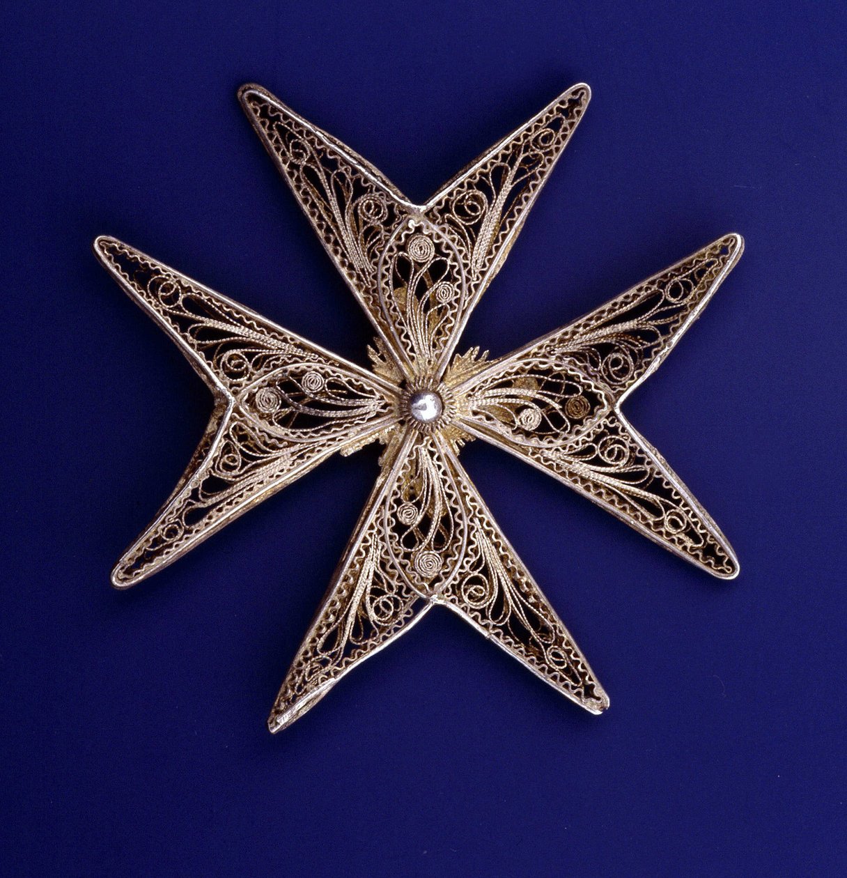Kreuz des Malteserordens, Silberfiligran, frühes 19. Jahrhundert von Unknown artist