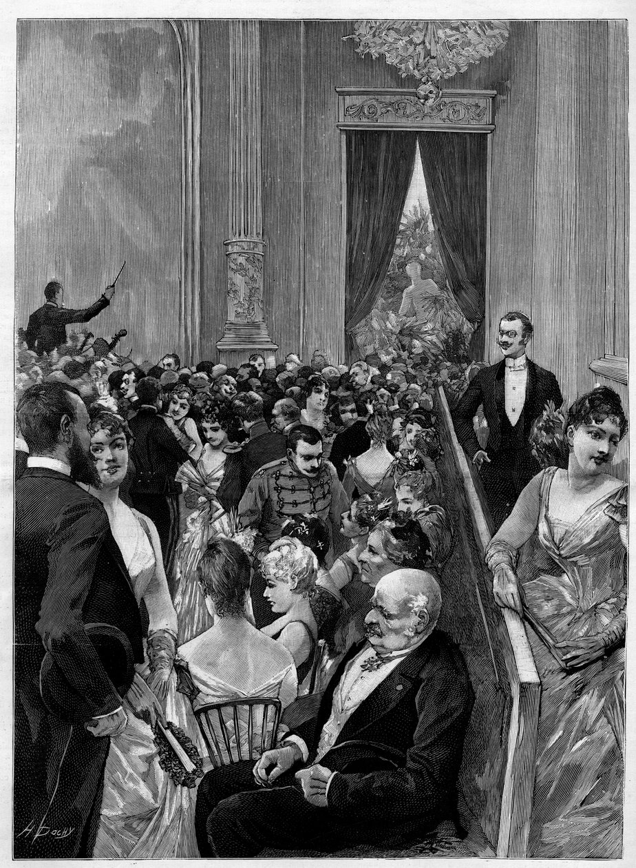Tanzsaal des letzten Balls, gegeben vom Präsidenten der Republik Jules Grévy (1807-1891) im Palais de l