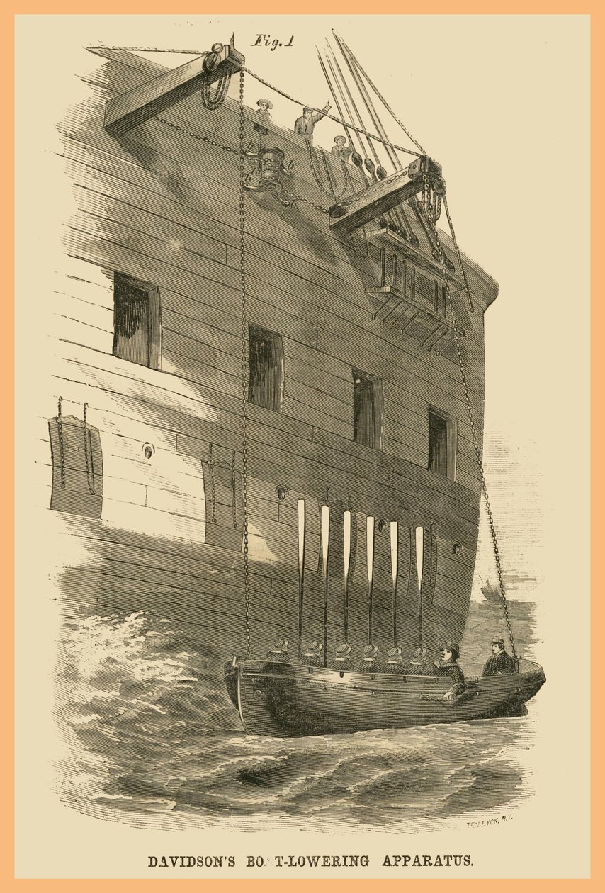 Davidons Boot-Absenkvorrichtung von Unknown Artist