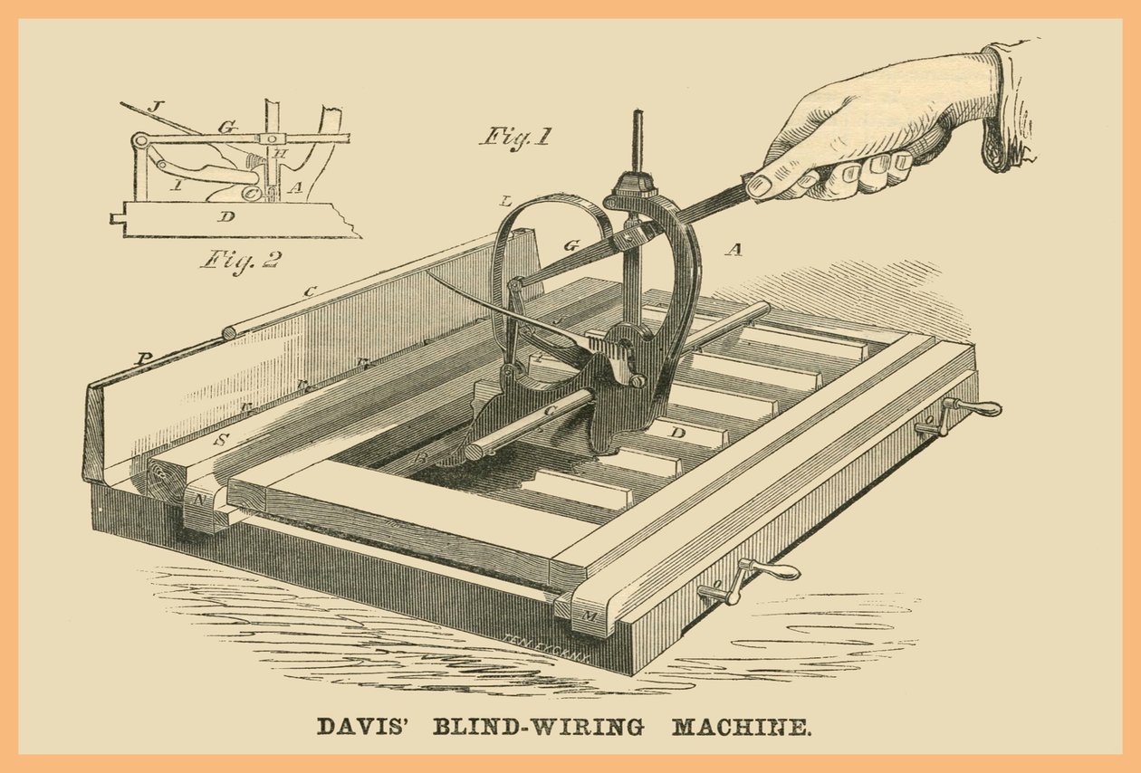 Davis Blindverdrahtungsmaschine von Unknown Artist