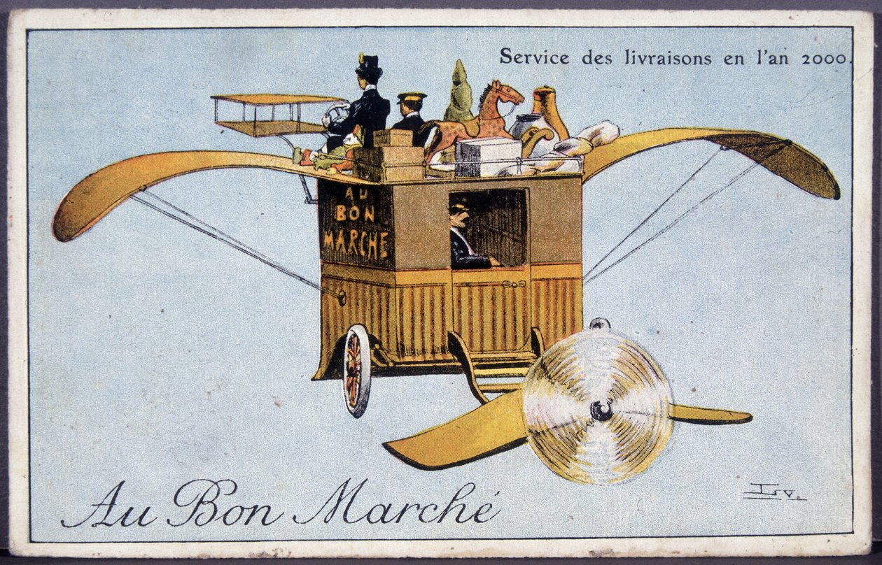 Lieferservice im Jahr 2000 von Unknown artist