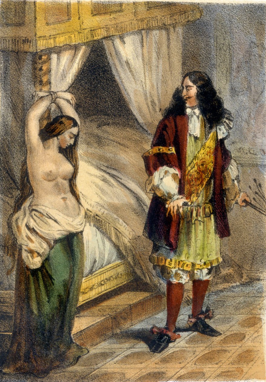 Donatien Alphonse Francois de Sade (1740-1814), besser bekannt als Marquis de Sade. Gravur aus dem frühen 19. Jahrhundert von Unknown artist