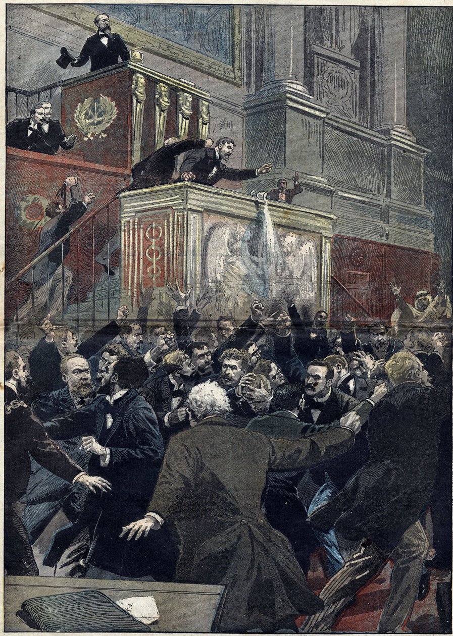 Dreyfus-Affäre - Abgeordnetenkammer - 22. Januar von Unknown artist