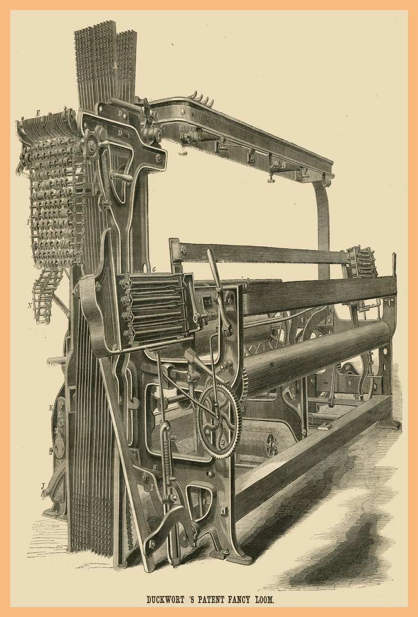 Duckworths Patent-Fantasiewebstuhl von Unknown Artist