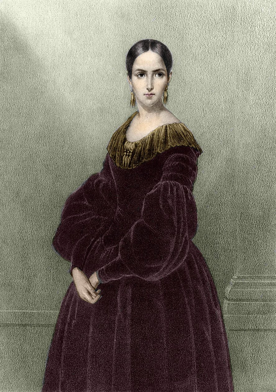 Elisabeth Rachel Félix, bekannt als Mademoiselle Rachel (1821-1858), französische Tragödin von Unknown artist