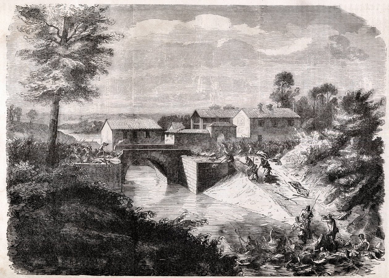 Episode in der Schlacht von Palestro, 31. Mai. von Unknown artist
