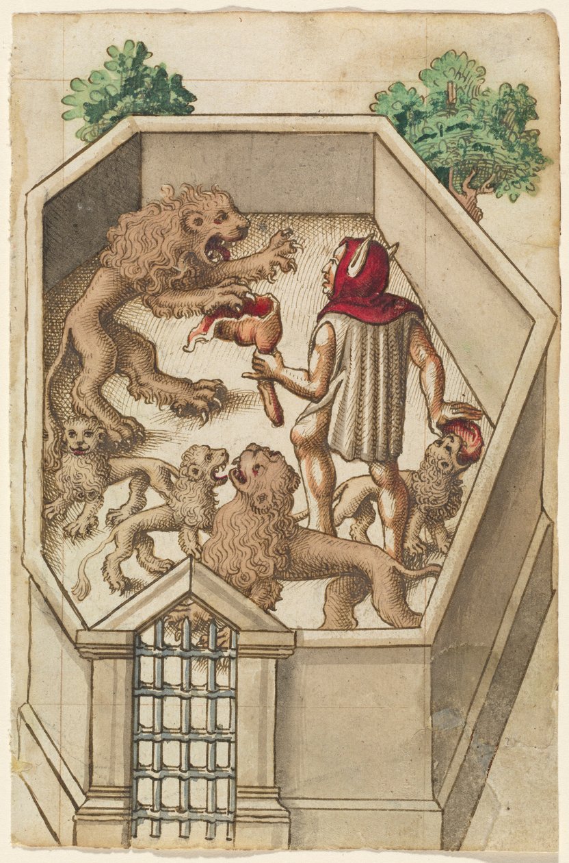 Füttere nicht Dinge mit scharfen Krallen [fol. 38 recto] von Unknown Artist