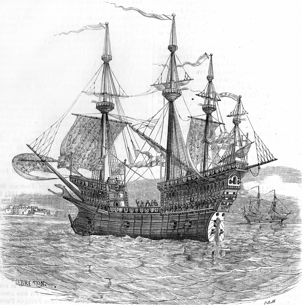 Flotte von Heinrich VIII. von Unknown artist