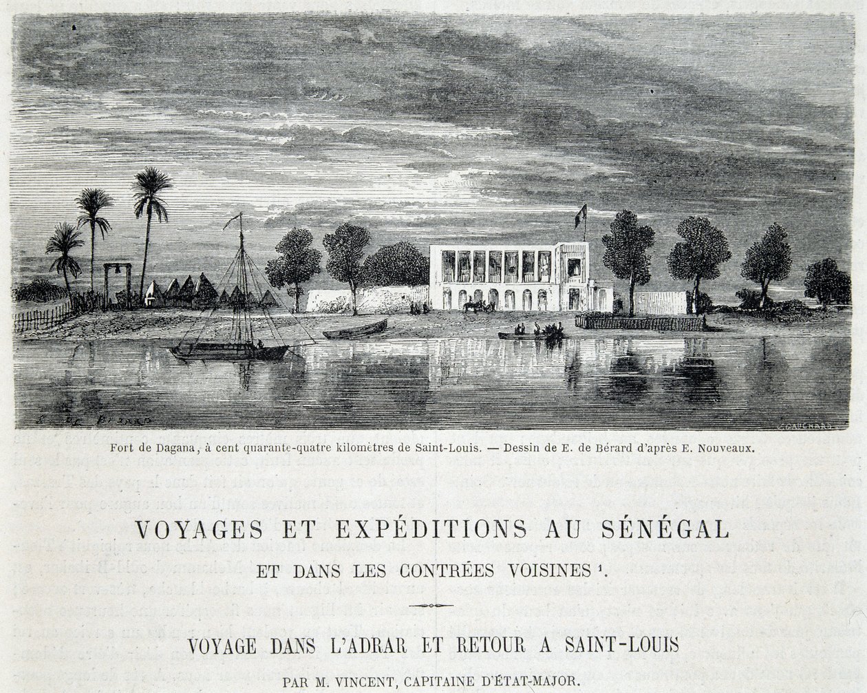 Fort de Dagana von Unknown artist