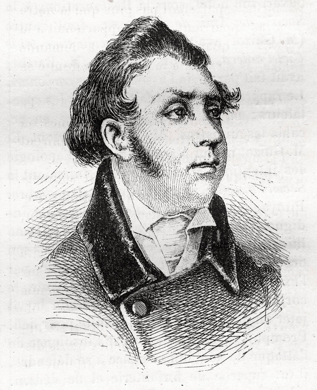 François-Charles Dulong - französischer Anwalt und Politiker - 1792-1834 - Gravur von Unknown artist