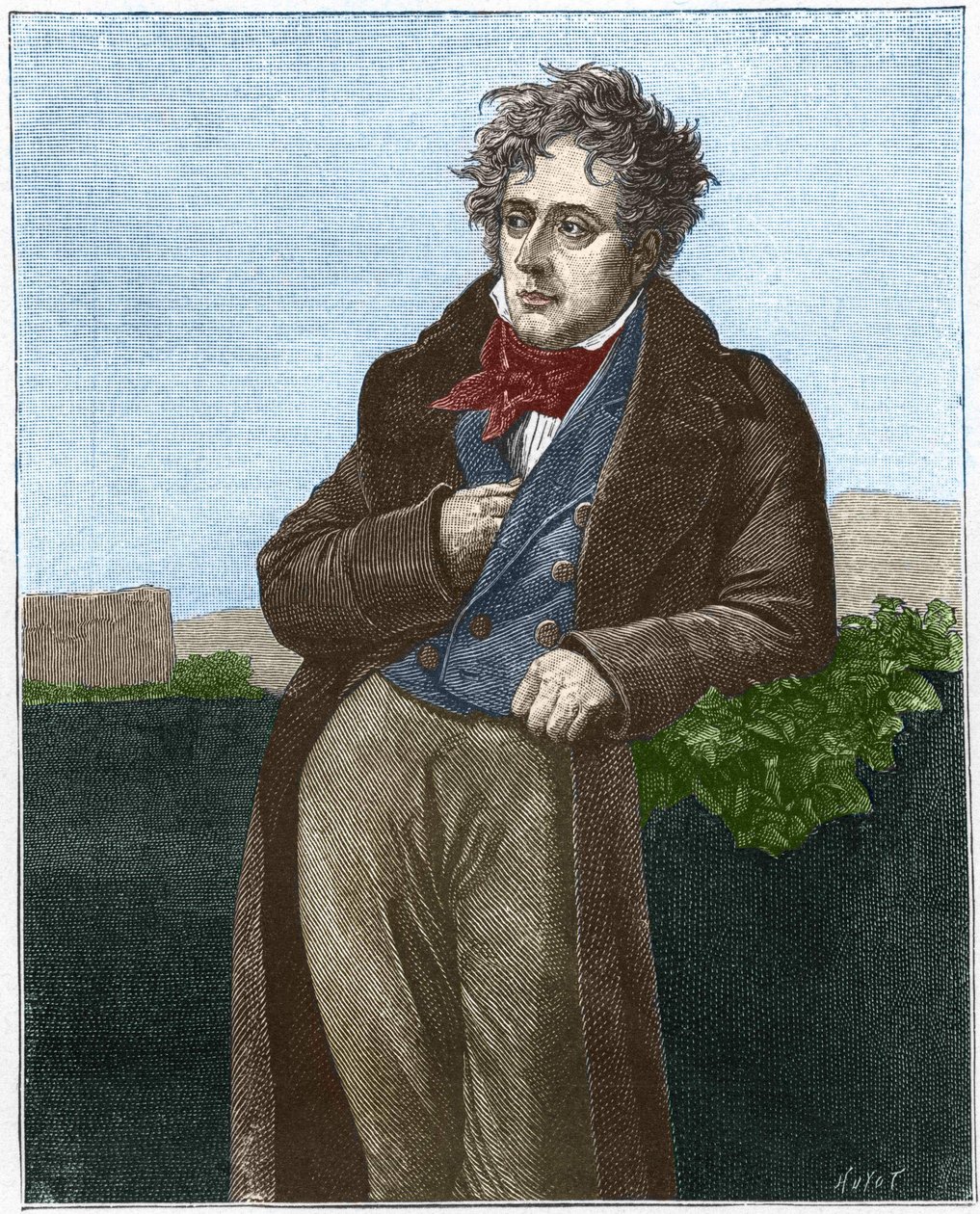 François René Chateaubriand (Viscount de) (1768 - 1848) von Unknown artist