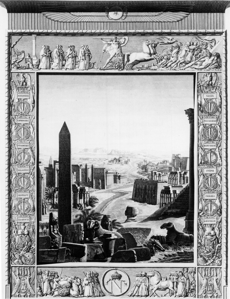 Frontispiz von „Description of Egypt“ - Anfang des 19. Jahrhunderts von Unknown artist