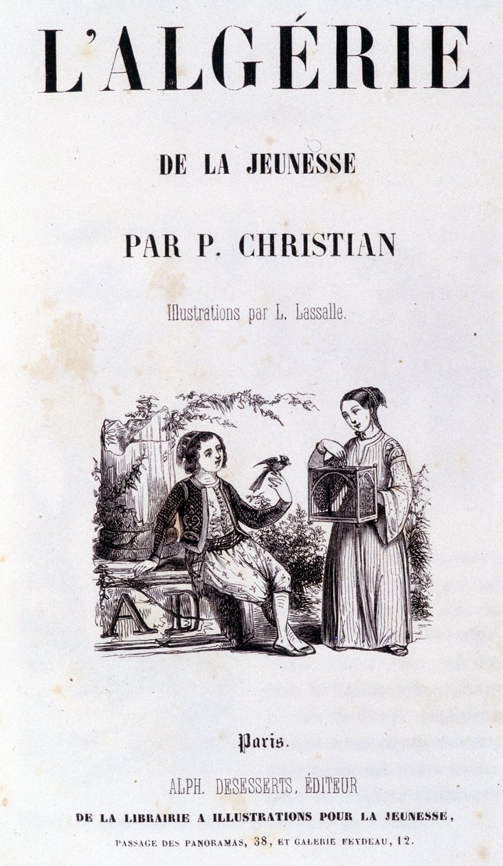 Frontispiz des Buches „Algerien durch die Jugend“ von P. Christian von Unknown artist