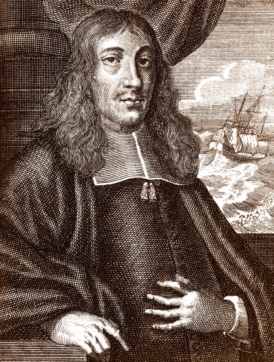 Gautier (Wouter) Schouten (1638-1704), niederländischer Entdecker von Unknown artist