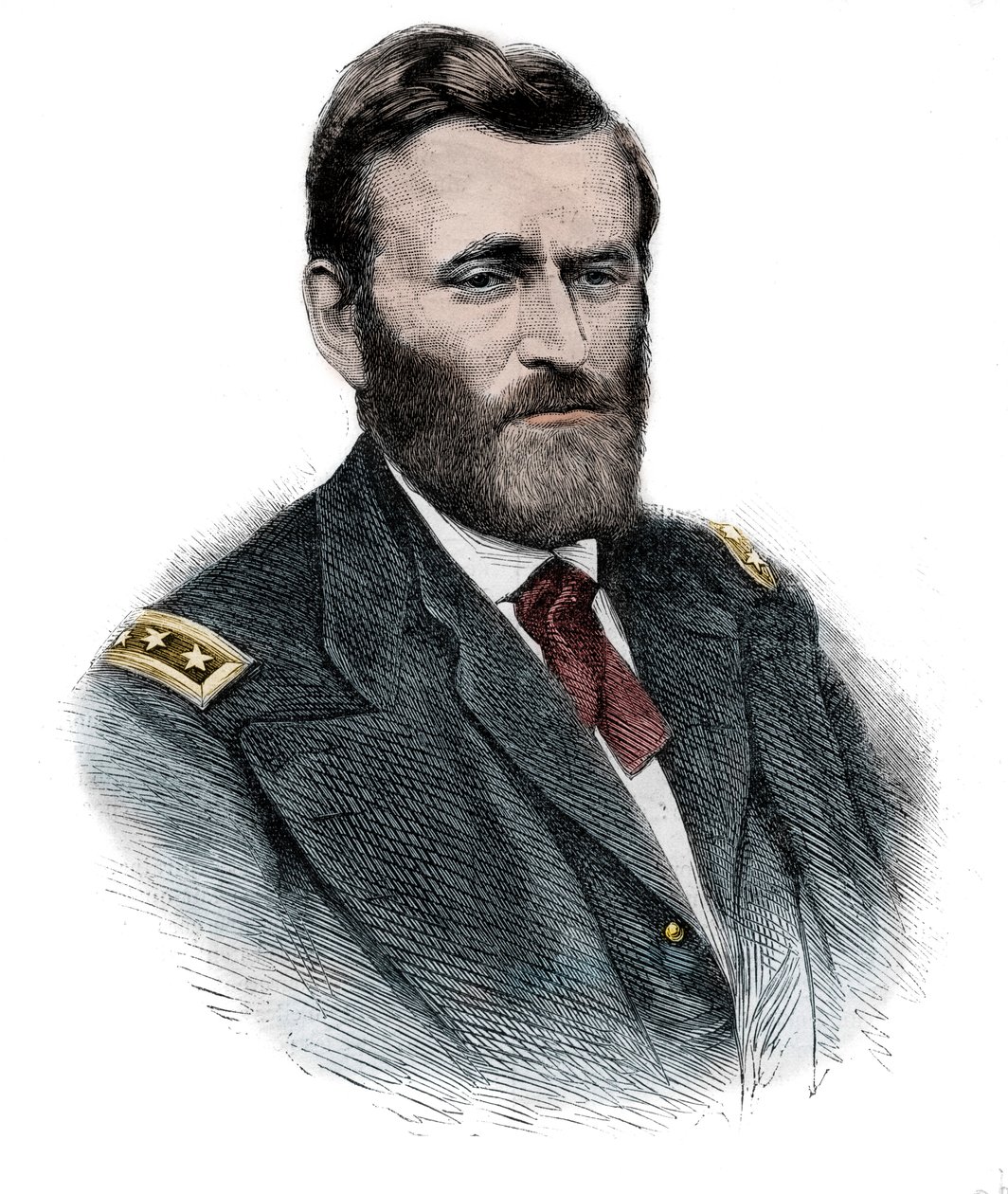 General Grant - Porträt des Nordstaaten-Generals Ulysses Simpson Grant (1822-1885) von Unknown artist