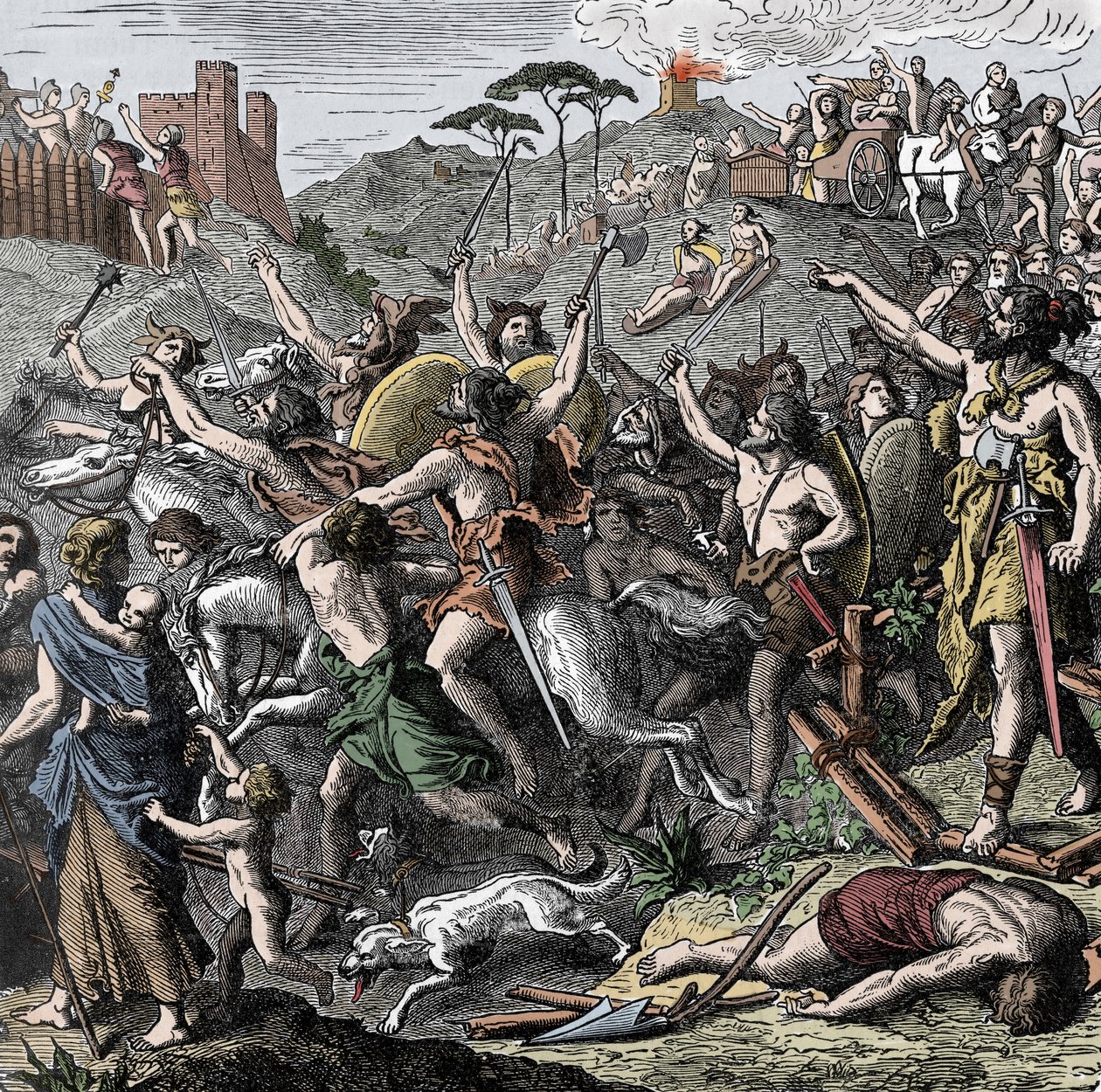 Genserichs Vandalen in Italien von Unknown artist