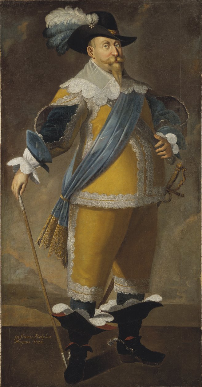 König Gustav II. Adolf von Schweden (1594-1632) von Unknown artist