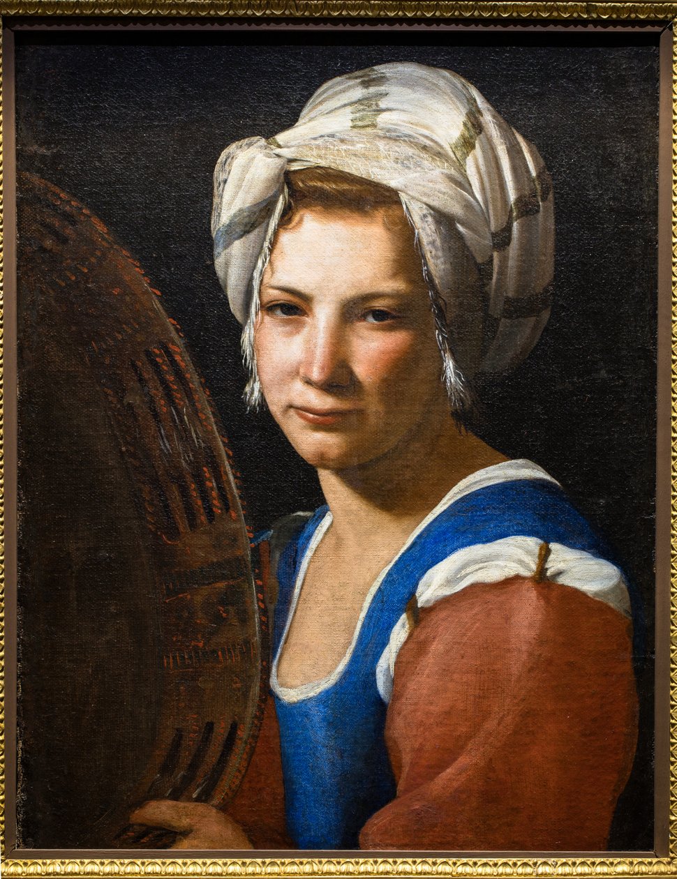 Zigeunerin mit Tamburin von Unknown artist