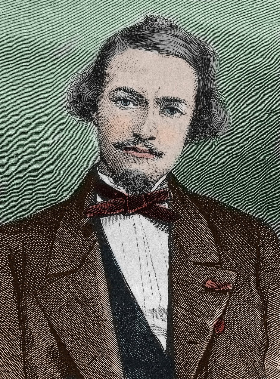 Henri Duveyrier (1840-1892), französischer Entdecker - Porträt von Henri Duveyrier Orientalist, französischer Reisender und Geograph von Unknown artist