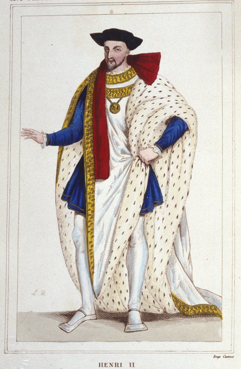 Heinrich II., König von Frankreich (1519 - 1559) (Stich von 1830) von Unknown artist