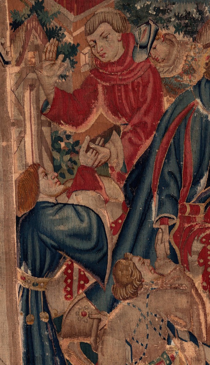 Geschichte von Saint Piat und Saint Eleuthère, Szene 8 (Detail) von Unknown artist